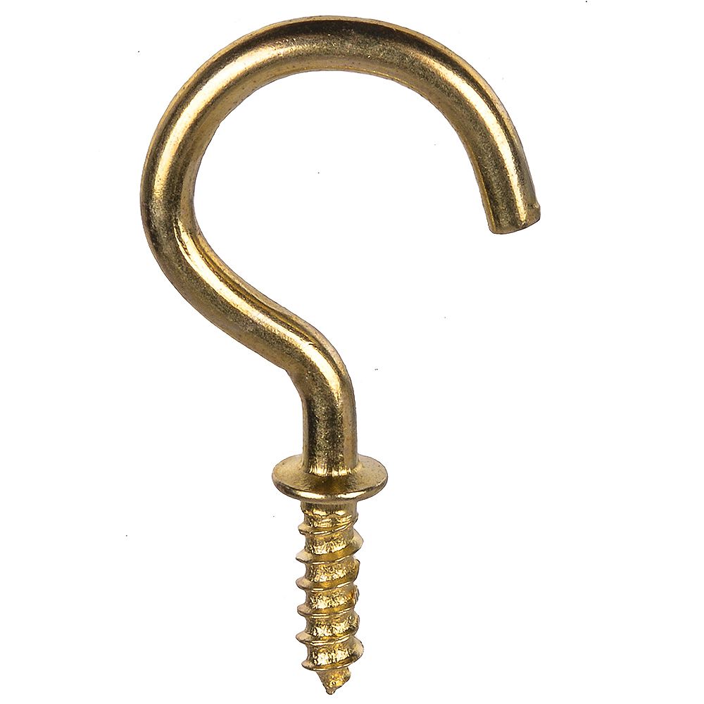 Ook 7 8 Inch Cup Hooks In Brass 40pcs The Home Depot Canada