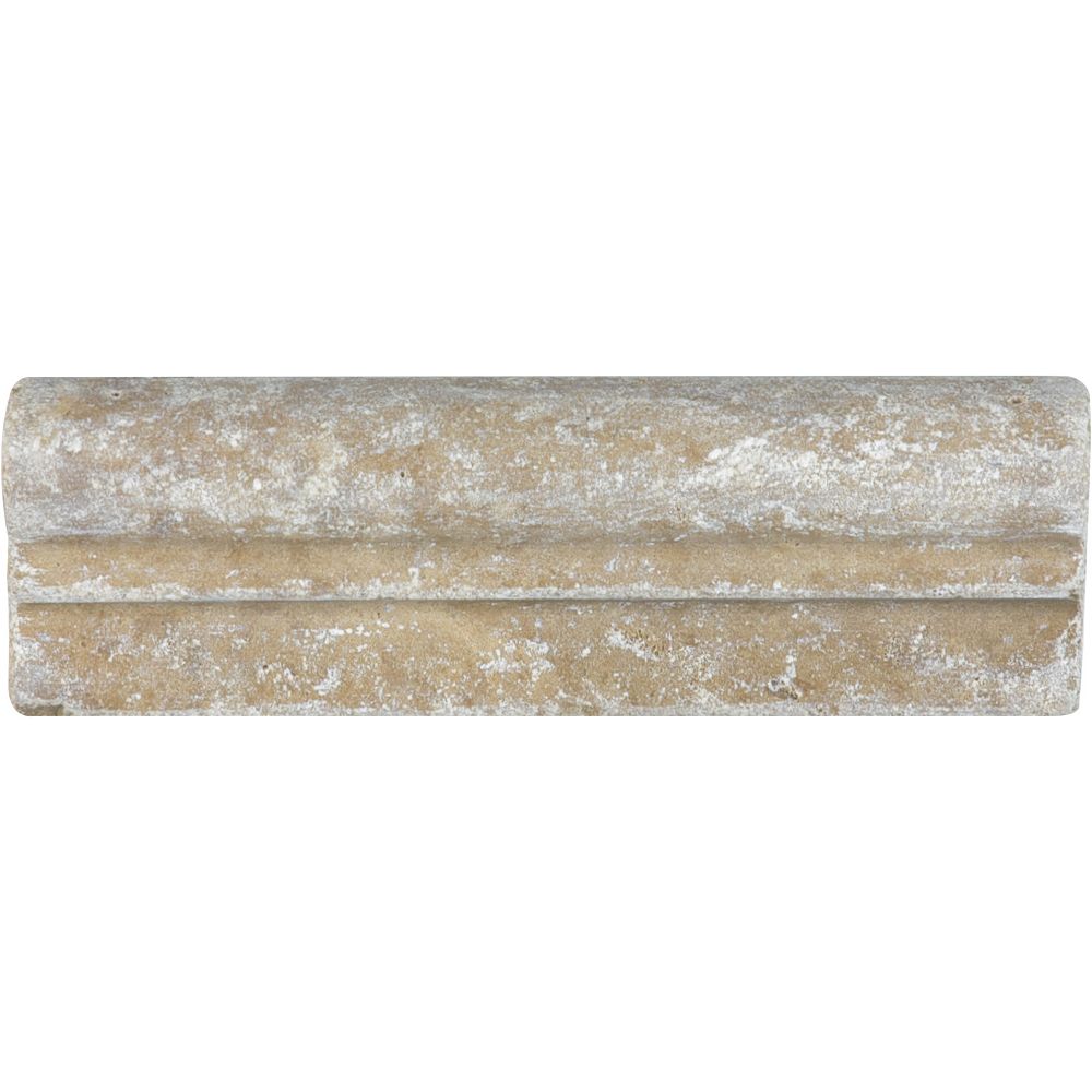Enigma 2 Inch X 6 Noce Travertine Chair Rail The Home Depot Canada 6 Inch Noce Travertine Chair Rail, Silver Travertine Chair Rail