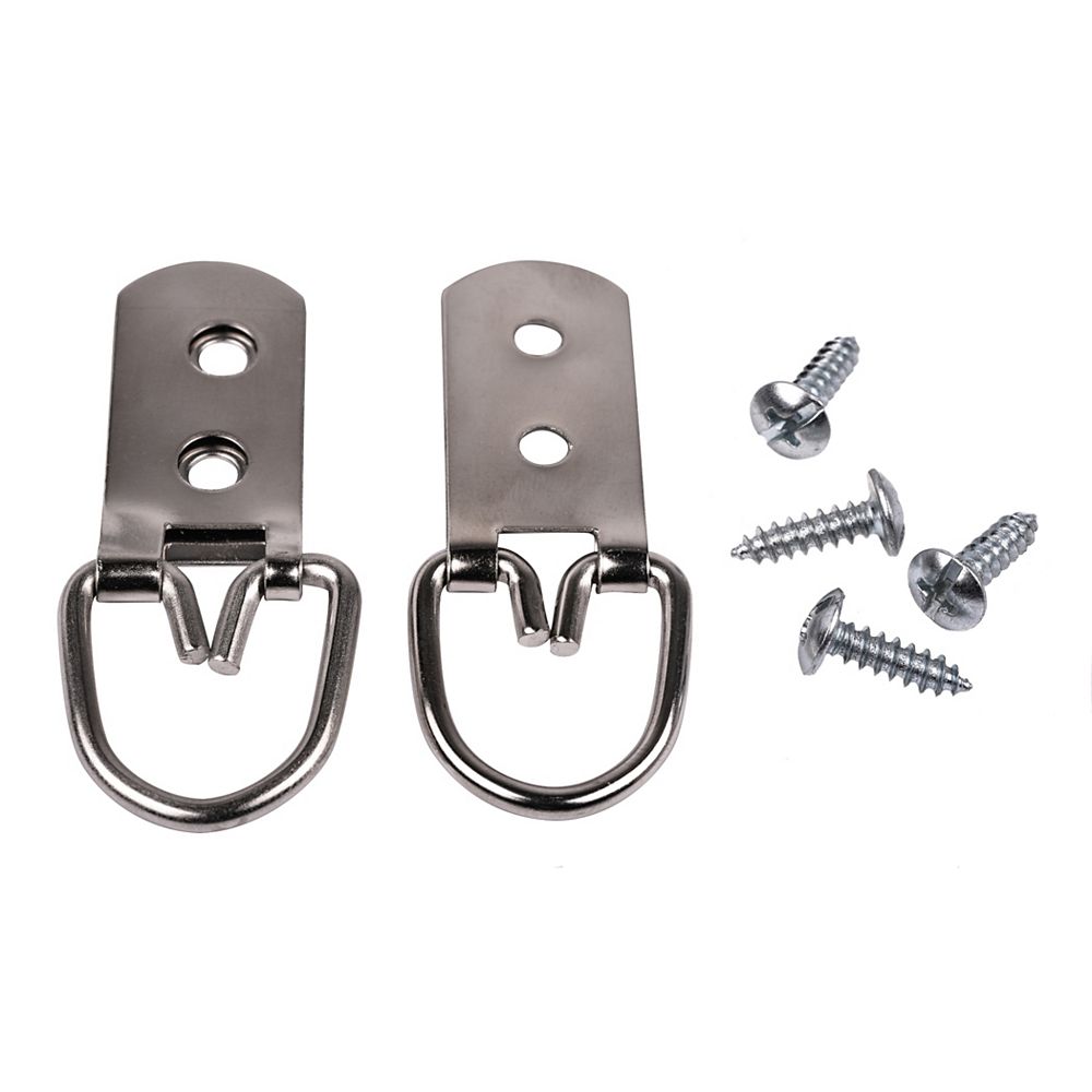 Ook Large 2 Hole D Ring Hangers 2pcs The Home Depot Canada Ook Large 2 Hole D Ring Hangers 2pcs The Home Depot Canada