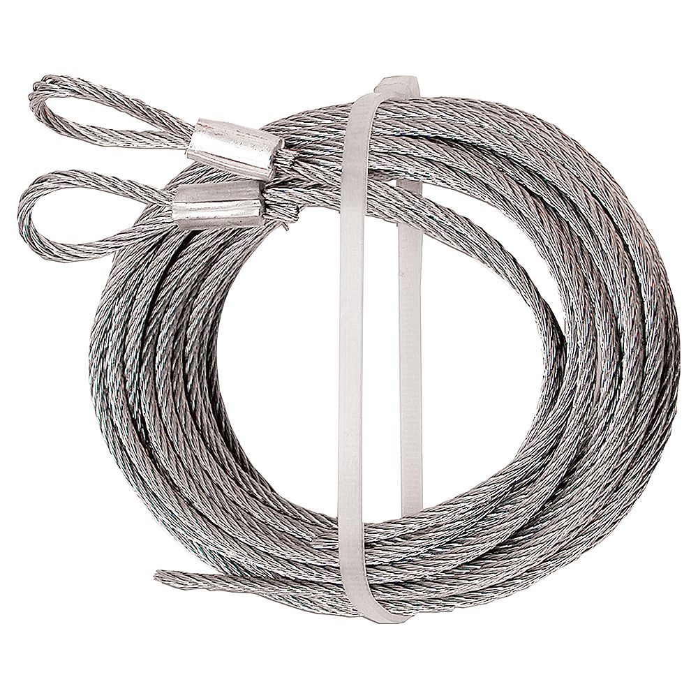 PrimeLine Extension Cables, 1/8 in. Cable, Carbon Steel (2pack) The