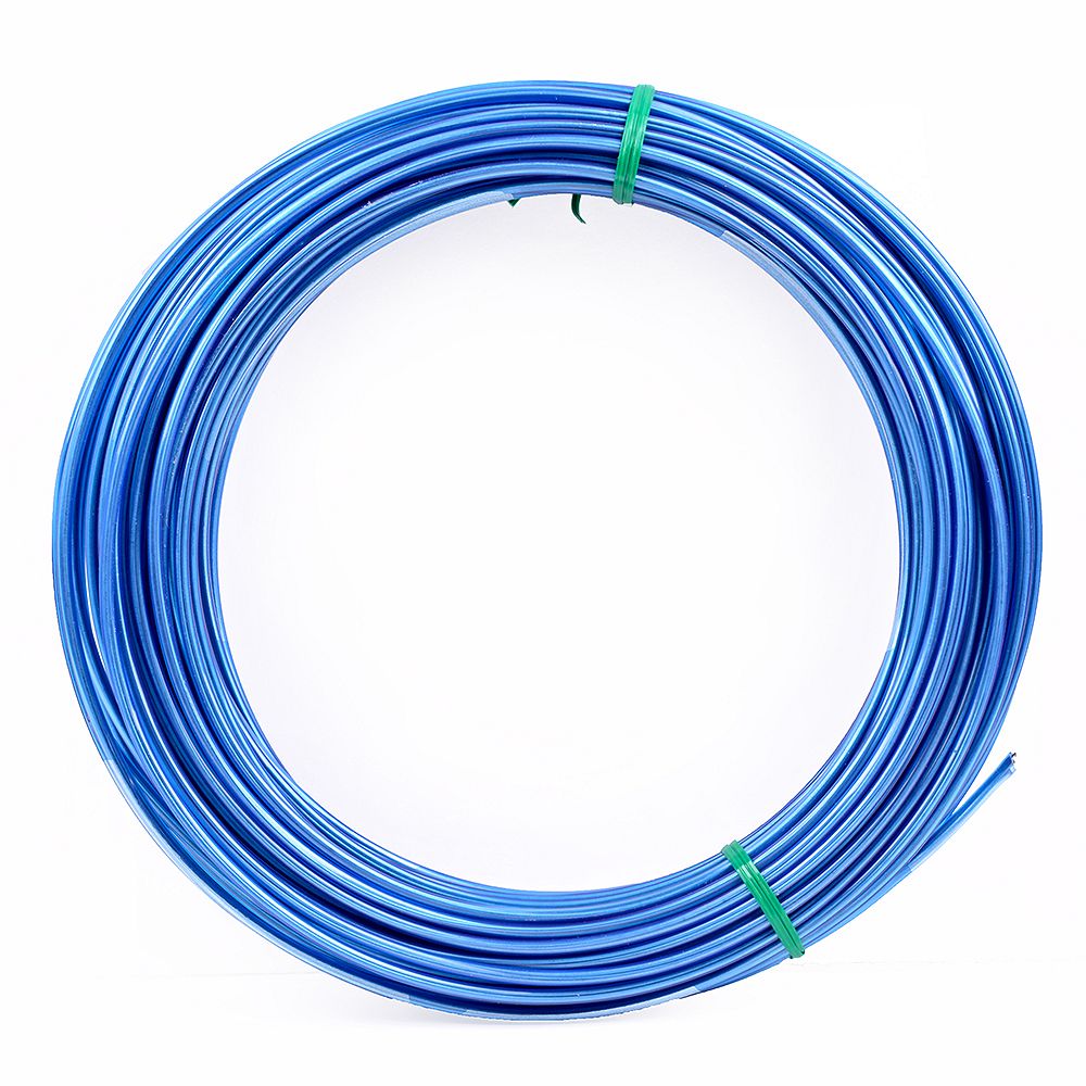 OOK 100ft Plastic Coated MultiPurpose Wire in Blue 1pc The Home