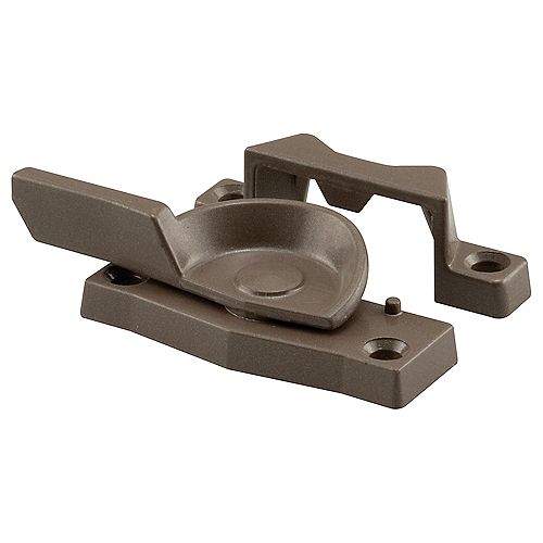 Prime-Line Cam Action Sash Lock, Diecast, Bronze Finish, 2 in. Hole Centers