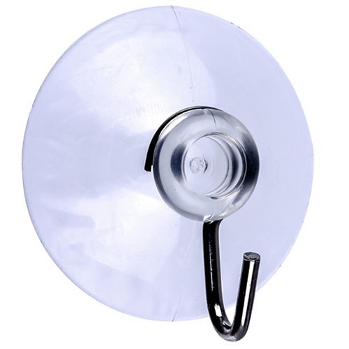 5-Lb Max Large Clear Suction Cups - 3pcs