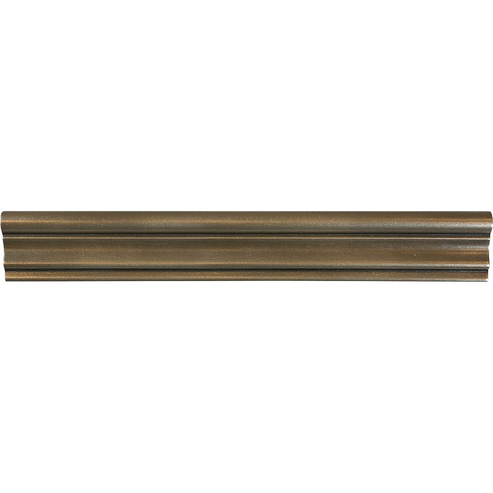 Enigma 2 Inch X 12 Inch Metal Chair Rail In Bronze The Home Depot Canada