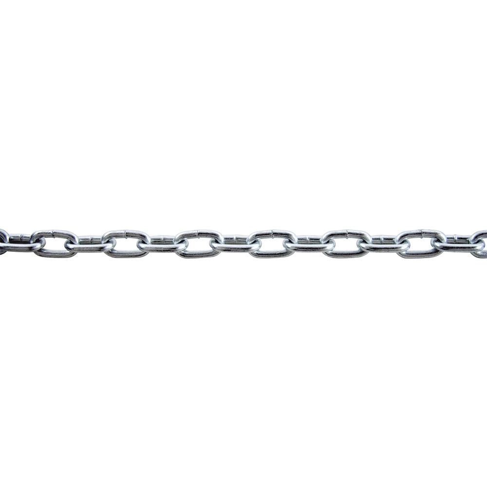 Everbilt 5/32 inch x 10 ft. Zinc-Plated Straight-Link Machine Chain ...