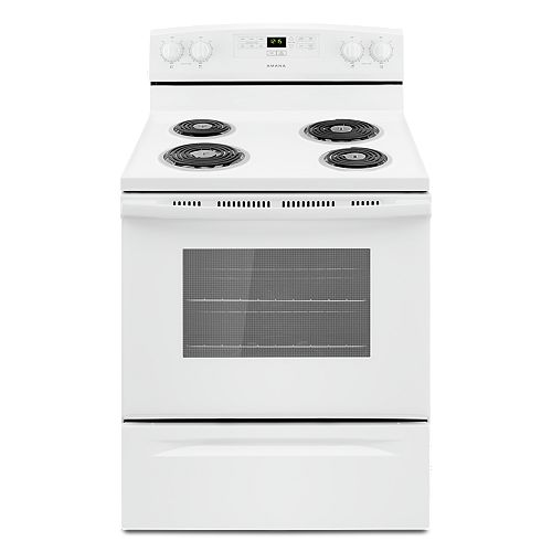 4.8 cu. ft. Electric Range in White