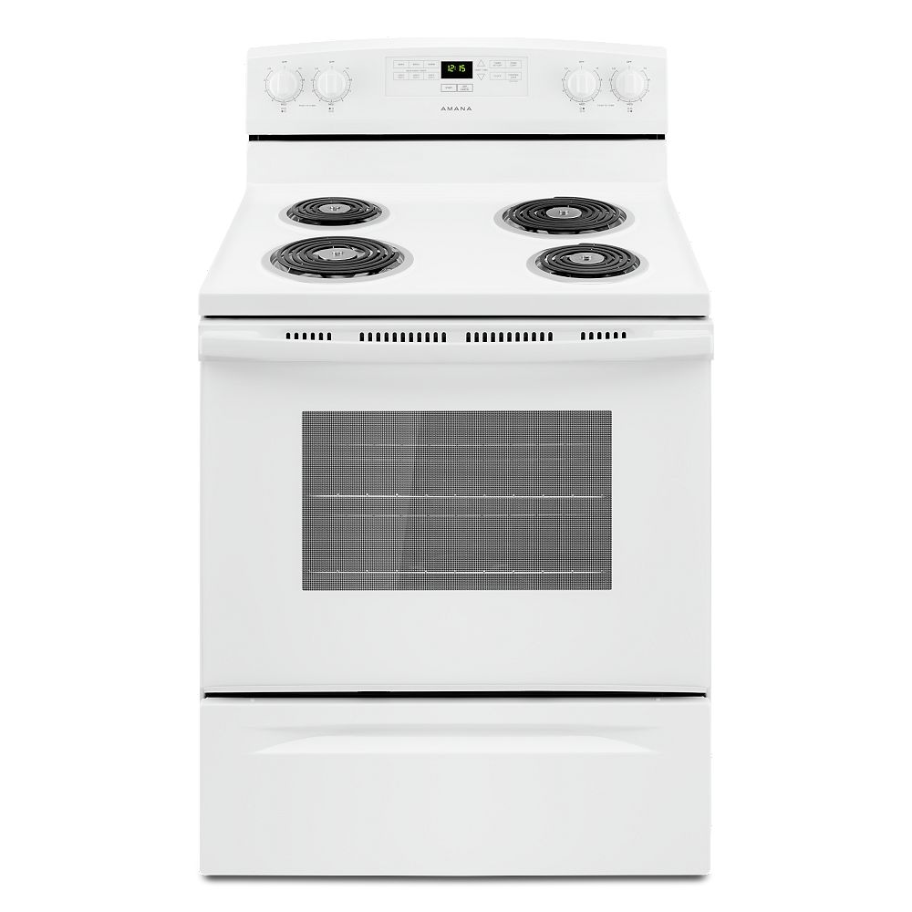 Amana 4.8 cu. ft. Electric Range in White | The Home Depot Canada