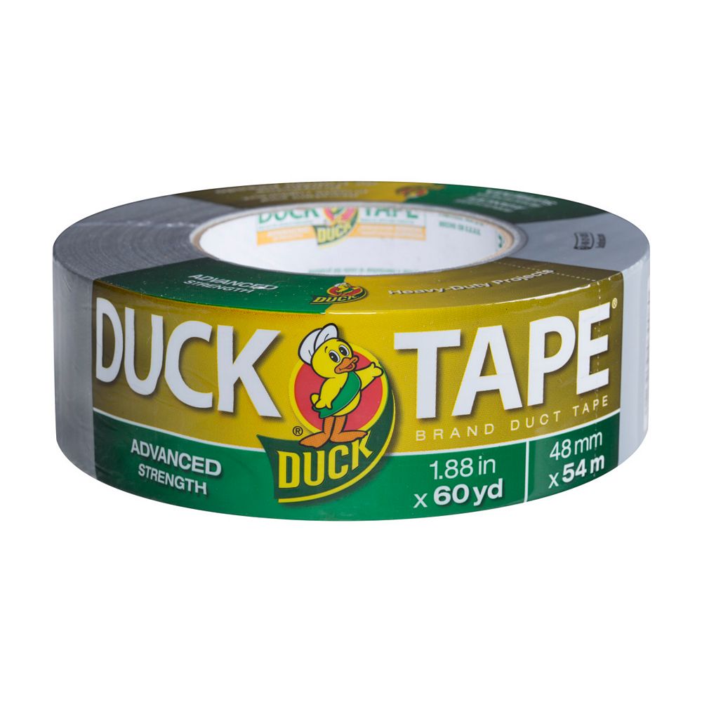 Duck Brand Advanced Strength Duct Tape, Silver, 1.88 inch x 60 yds