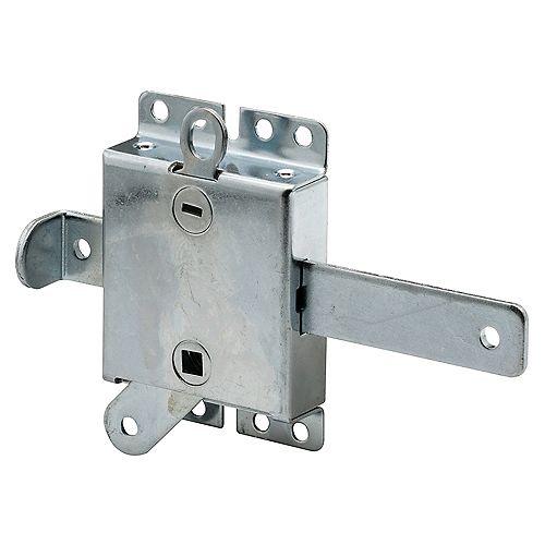 Heavy Duty Door Slide Lock, Steel, Galvanized