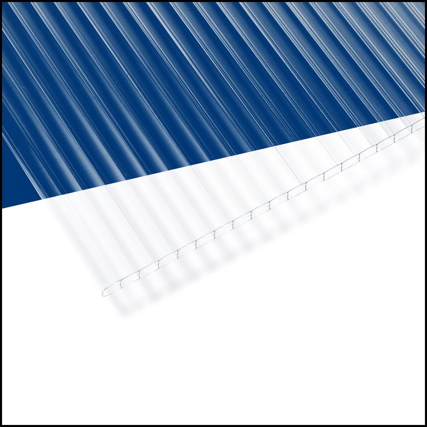 Palruf Corrugated PVC 12 Ft. Clear Roofing Panels | The Home Depot Canada