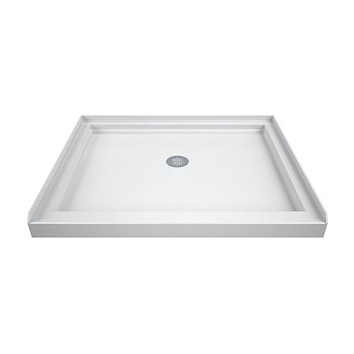 SlimLine 32-inch x 32-inch Single Threshold Shower Base in White