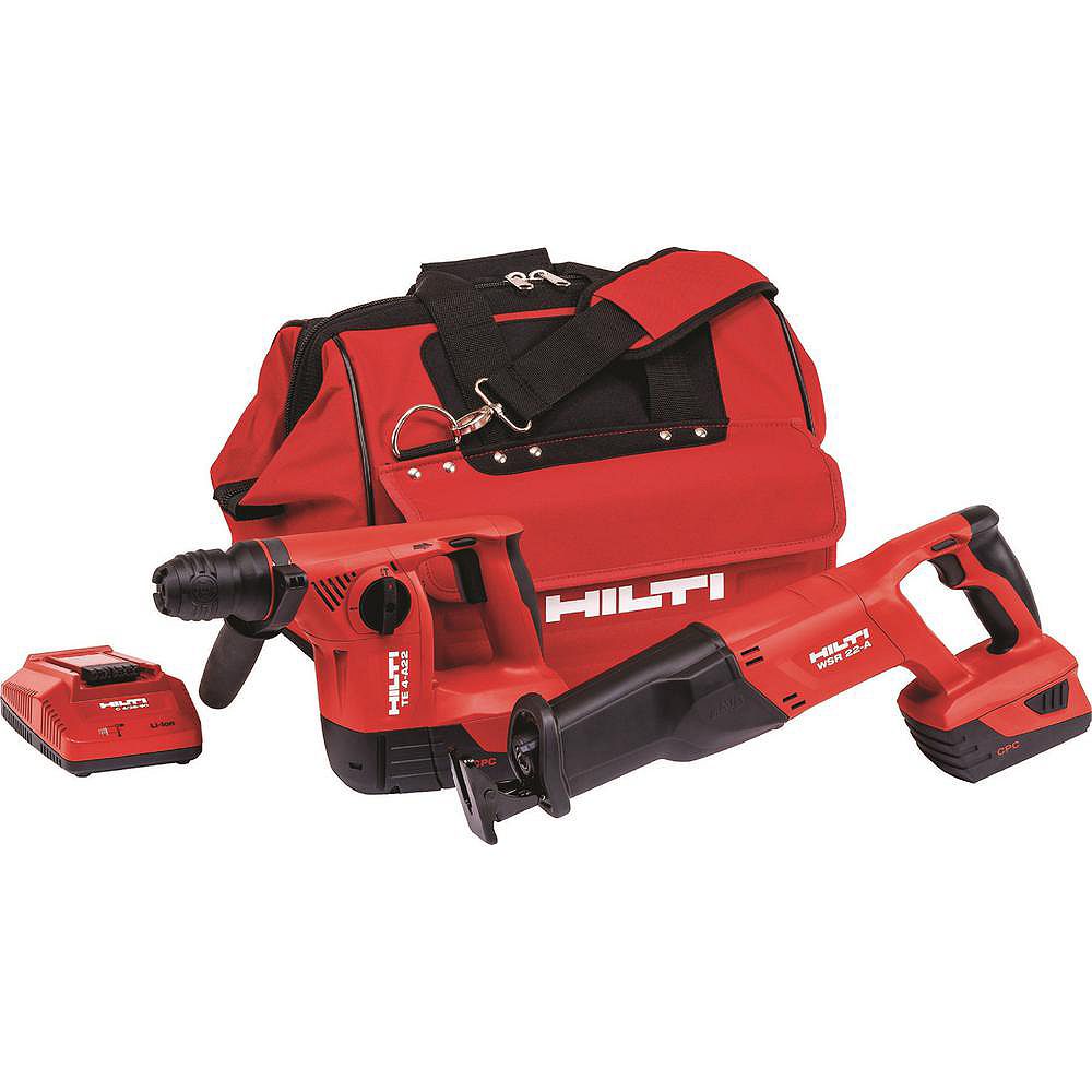 Hilti 18-Volt Lithium-Ion Cordless Rotary Hammer Drill/Reciprocating ...