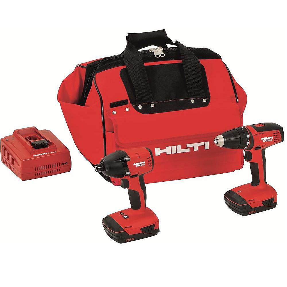 Hilti 18Volt LithiumIon Cordless Drill Driver/Impact Driver Compact