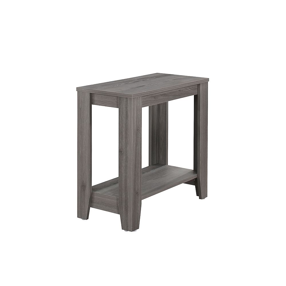 Monarch Specialties Accent Table Grey The Home Depot Canada