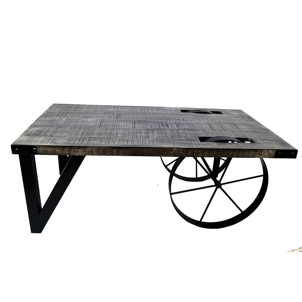 !nspire ZahirCoffee TableDistressed Grey The Home Depot Canada