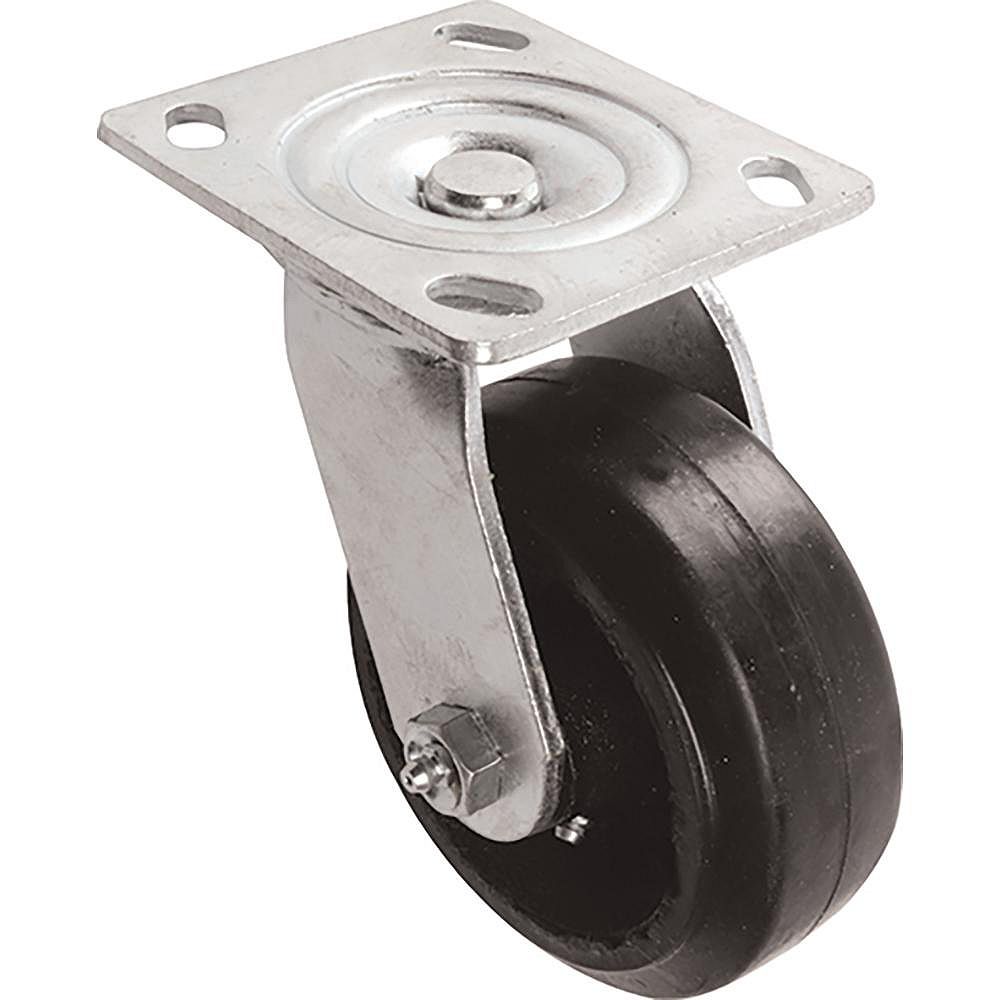 Everbilt Roulette pivotante en caoutchouc moulé de 127 mm avec capacité