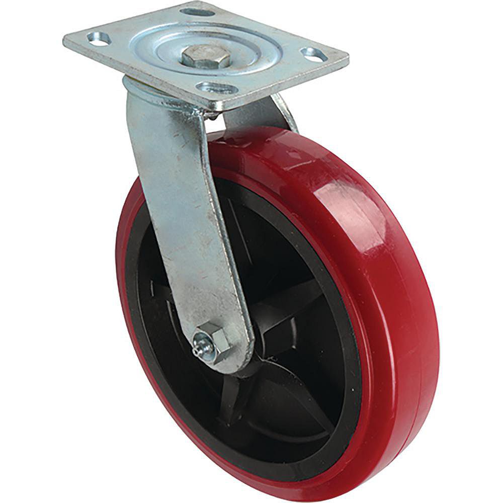 Everbilt 8 inch Polyurethane Swivel Caster with 900 lb. Load Rating The Home Depot Canada