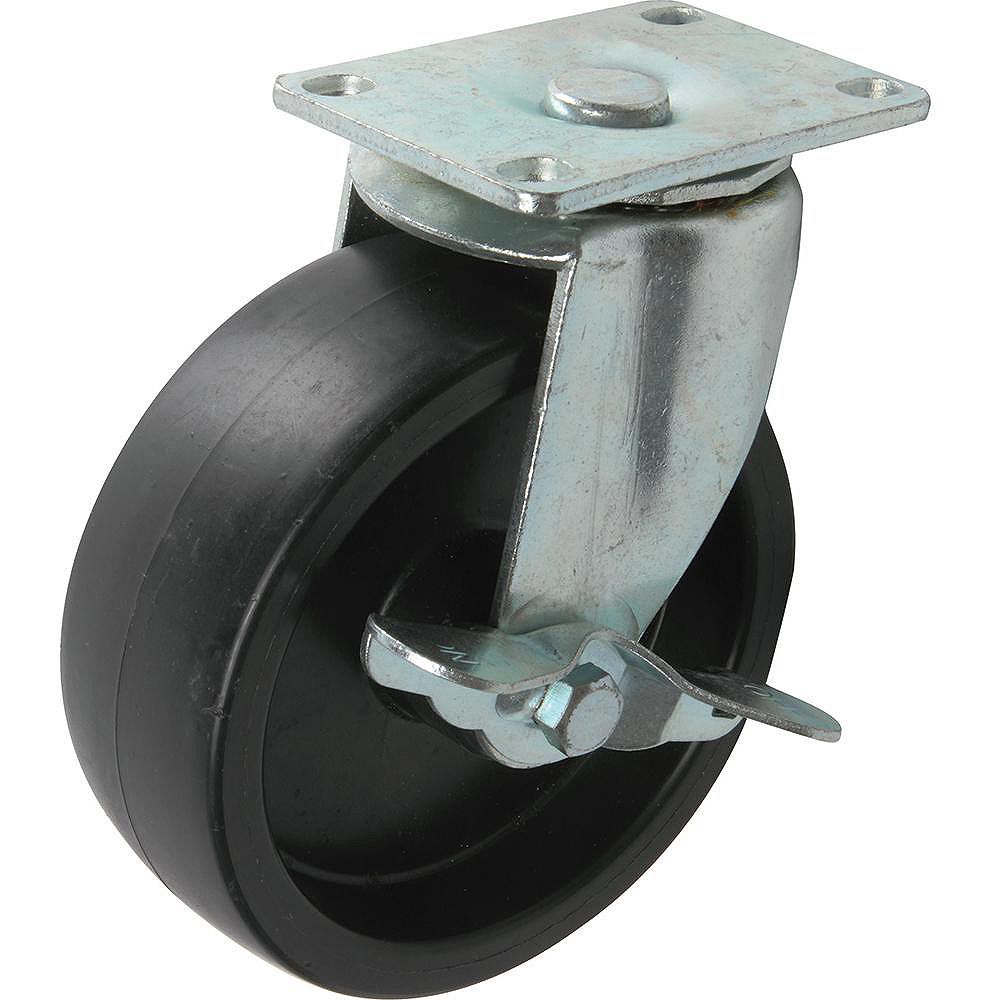 Everbilt 5 inch Tool Box Swivel Caster with 400 lb. Load Rating and Top Brake The Home Depot