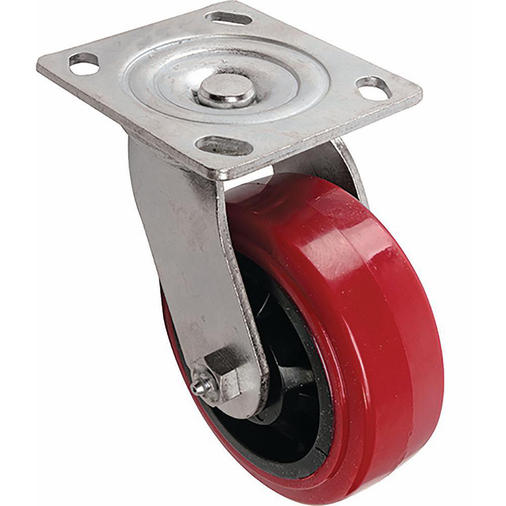 Everbilt 5 inch Polyurethane Swivel Caster with 750 lb. Load Rating The Home Depot Canada