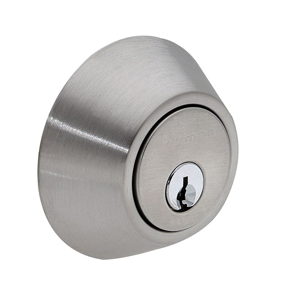 Taymor Single Cylinder Satin Stainless Steel Deadbolt The Home Depot
