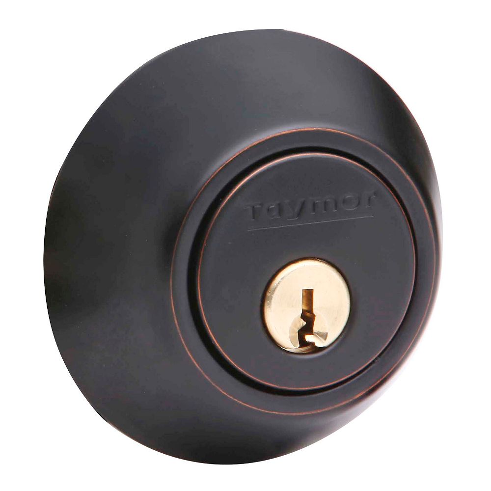 Taymor Single Cylinder Aged Bronze Security Deadbolt Rated AAA The