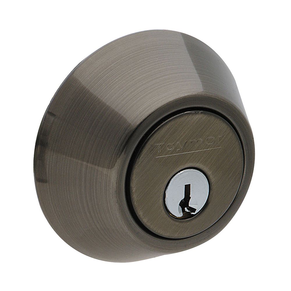 Taymor Single Cylinder Antique Nickel Security Deadbolt Rated AAA The