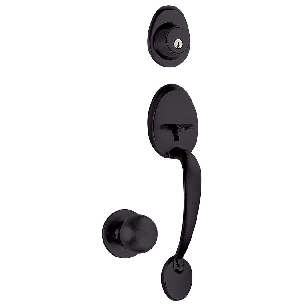 Taymor Madera Matte Black Handle Set The Home Depot Canada