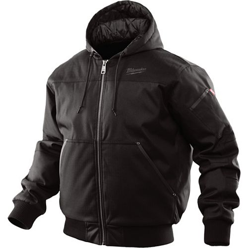 Men's Black Hooded Jacket