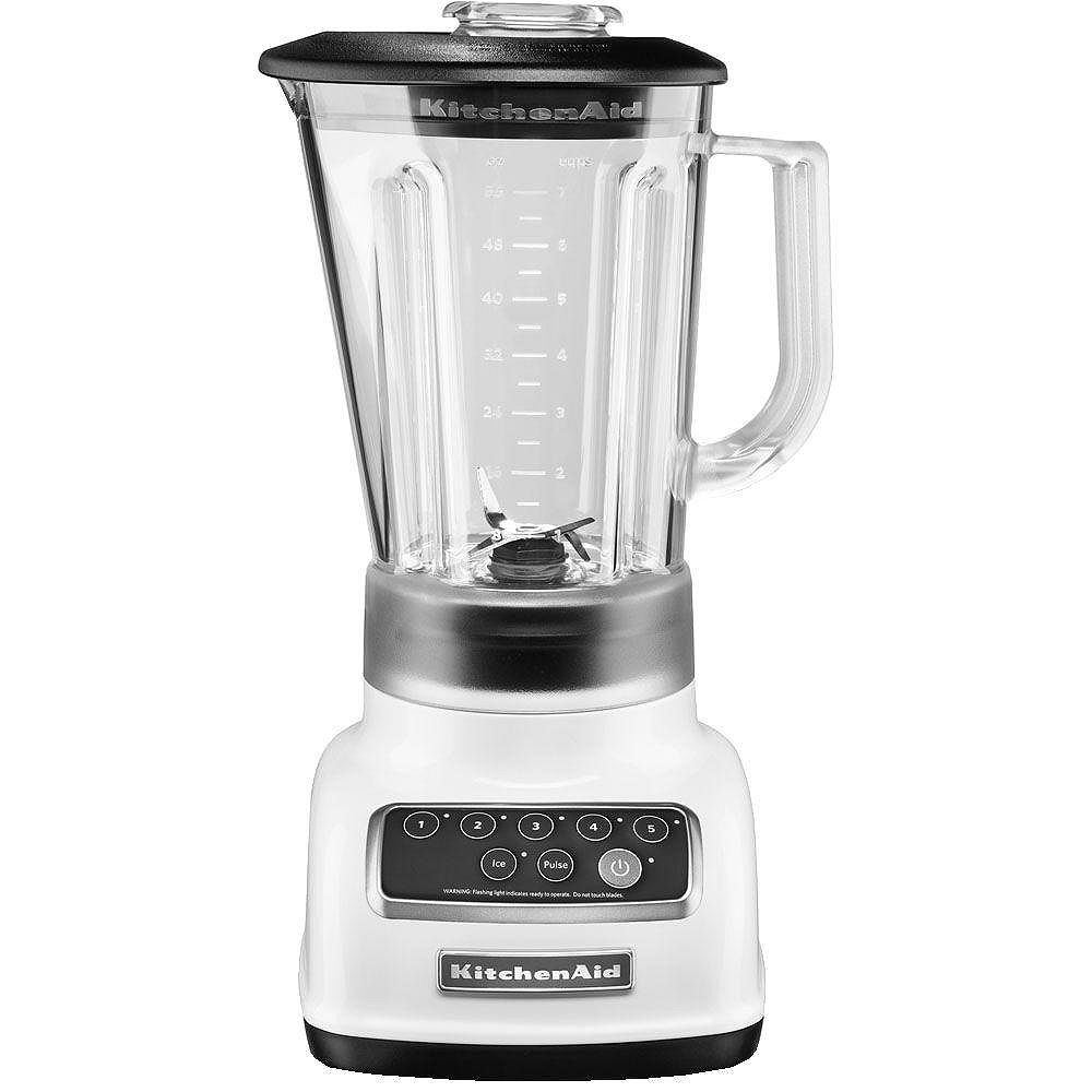 Kitchenaid 5 Speed Classic Blender In White The Home Depot Canada