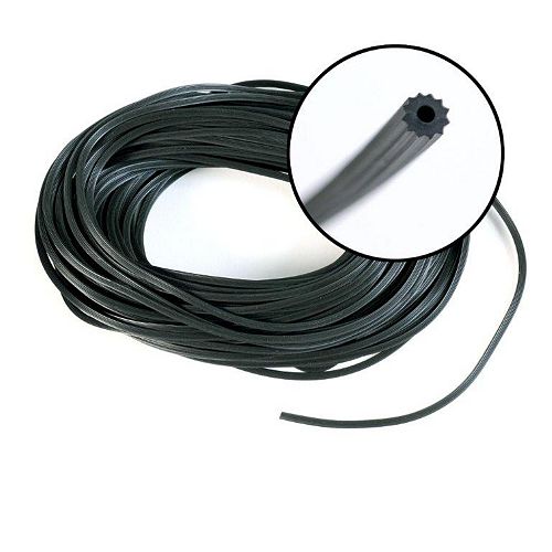 Spline Black .140 Inch x100 Feet