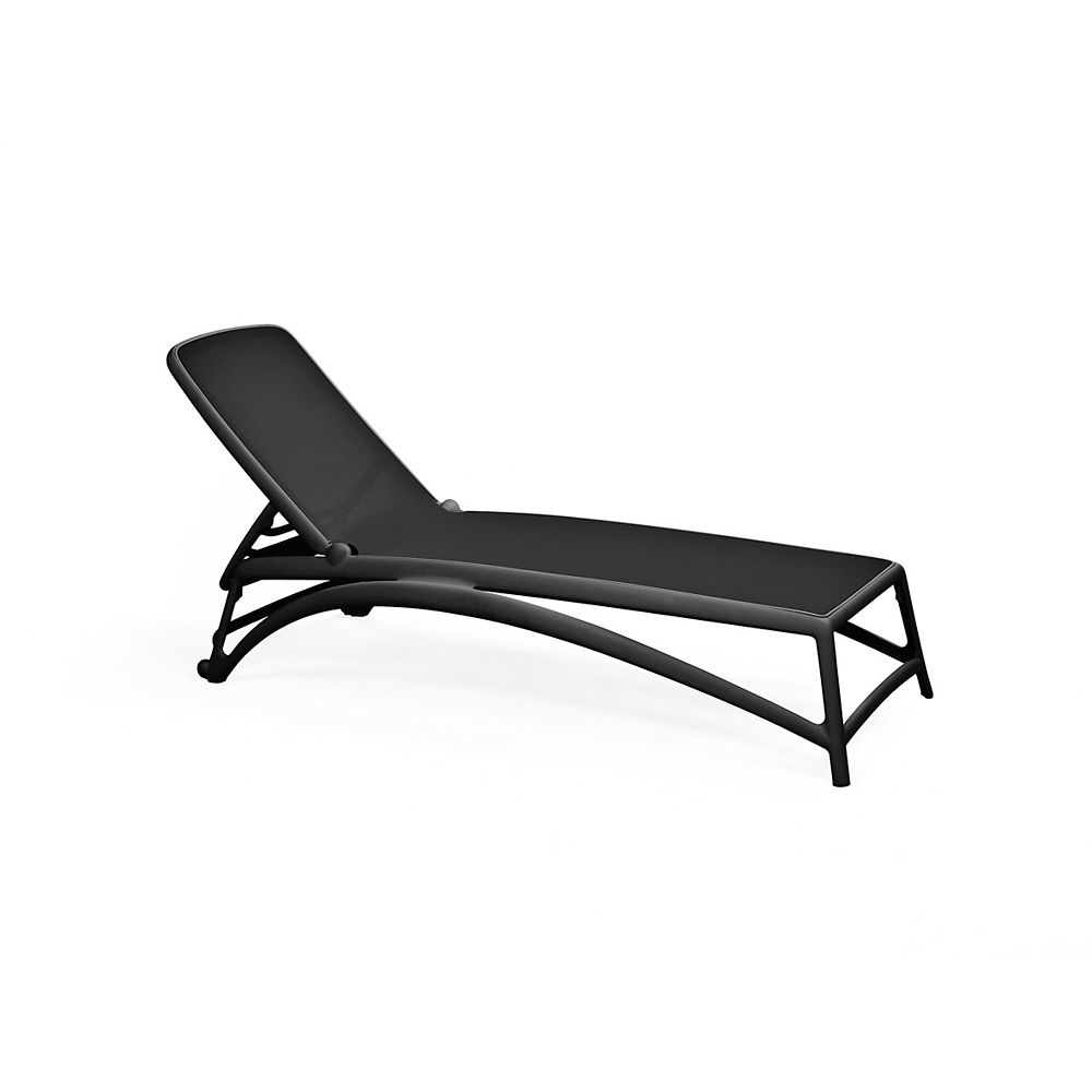 Nardi Atlantico Chaise Lounge in Anthracite The Home Depot Canada