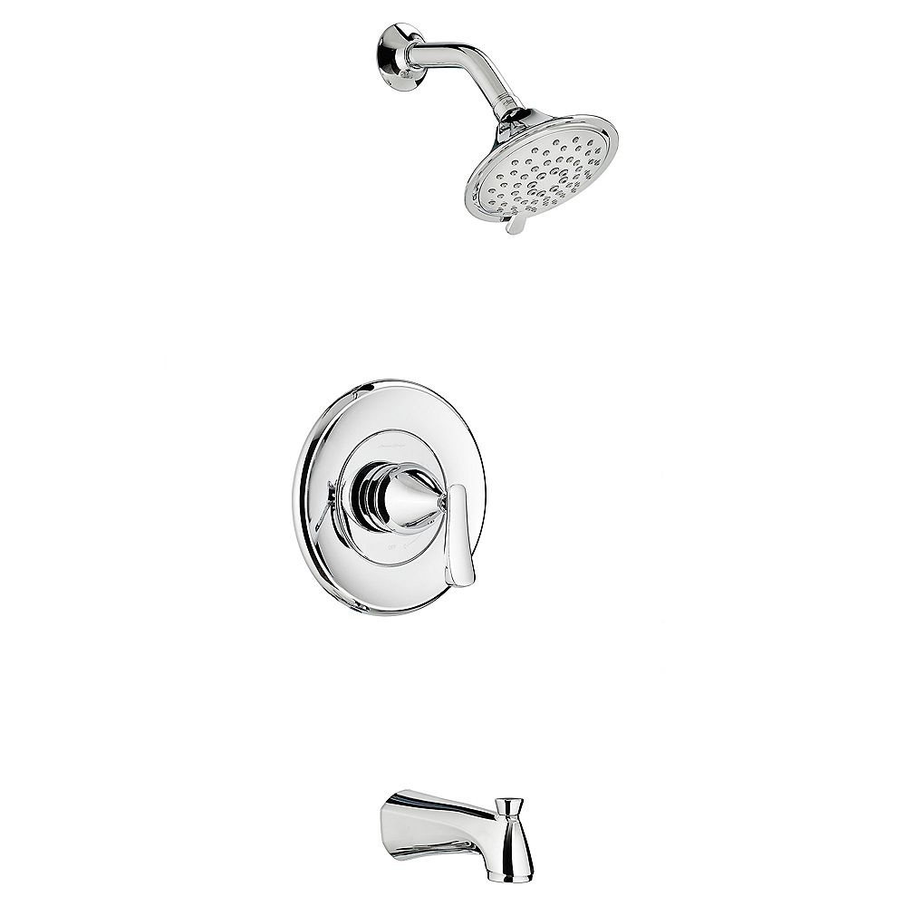 American Standard Chatfield 3Spray Single Handle WallMount Tub Shower