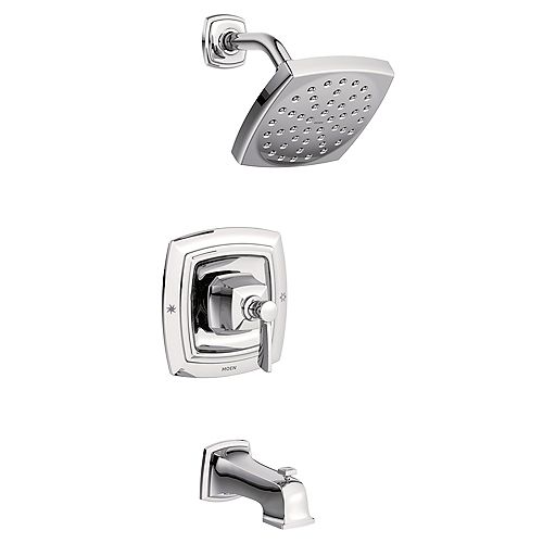 MOEN Conway Single-Handle Tub and Shower Faucet with Posi-Temp in Chrome