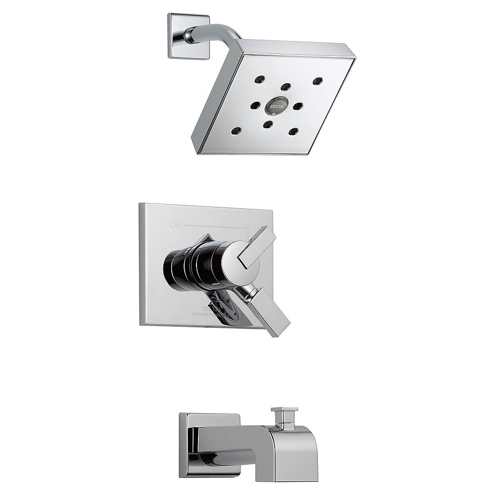 Delta Vero Monitor 17 Series Tub and Shower Trim, Chrome