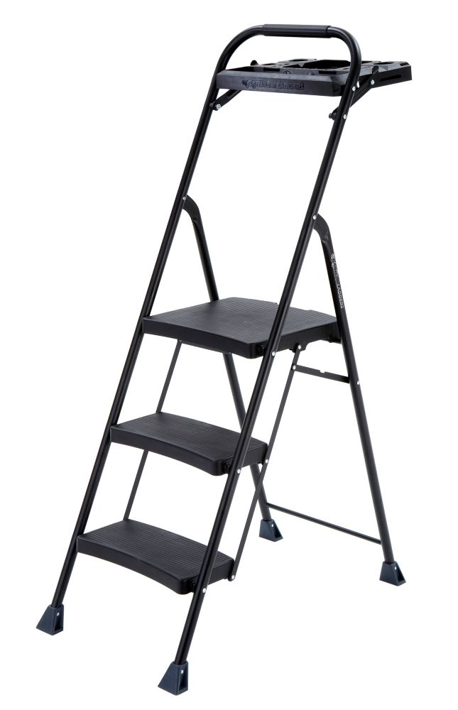 Gorilla Ladders 3-Step PRO Steel Project Step Stool | The Home Depot Canada