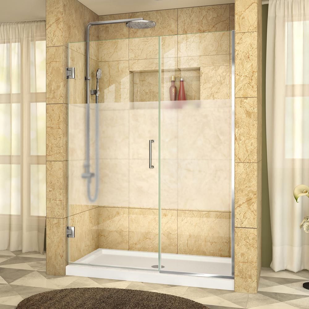 DreamLine Unidoor Plus 45-1/2 To 46-inch X 72-inch Semi-Frameless ...