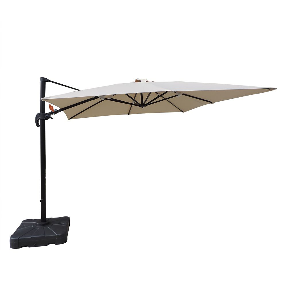 Island Umbrella Santorini Ii 10 Ft Square Cantilever Sunbrella 10 Ft Square Cantilever Sunbrella