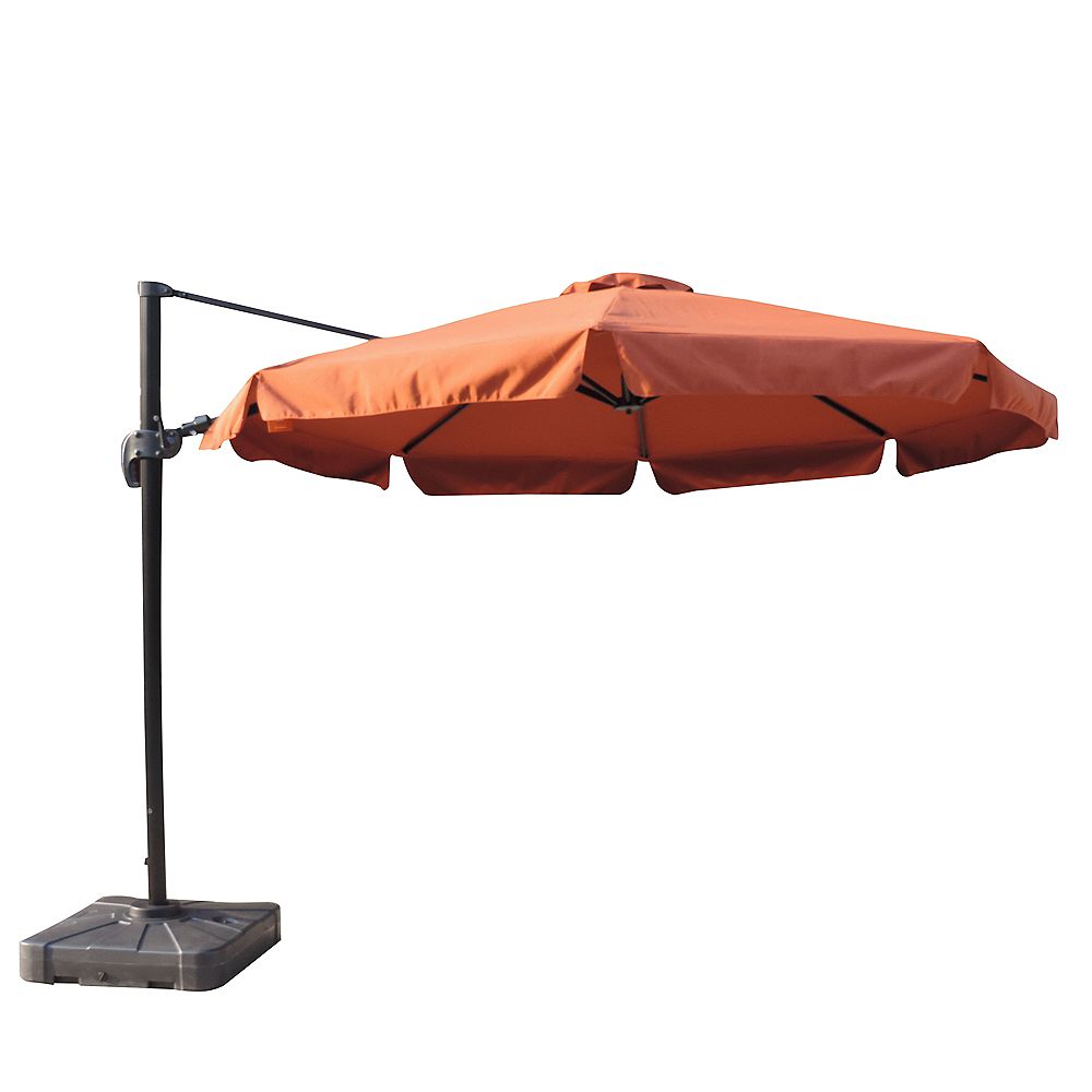 Island Umbrella Freeport 11 ft. Octagonal Cantilever with Valance
