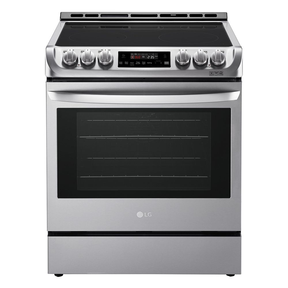 Lg Electronics 6 3 Cu Ft Electric Slide In Range With Probake Convection And Easyclean The Home Depot Canada