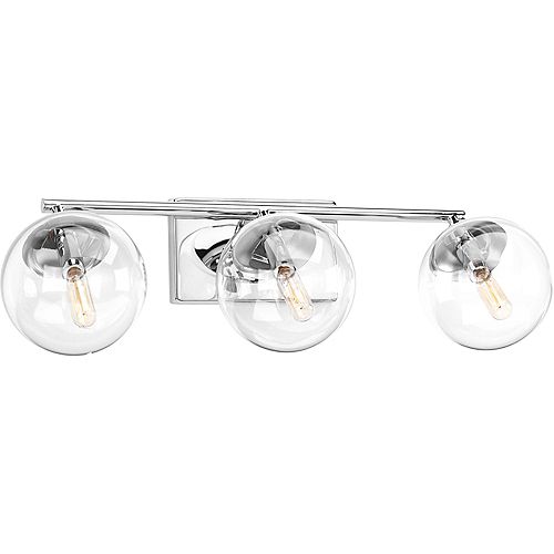 Mod Collection 3-light Polished Chrome Vanity