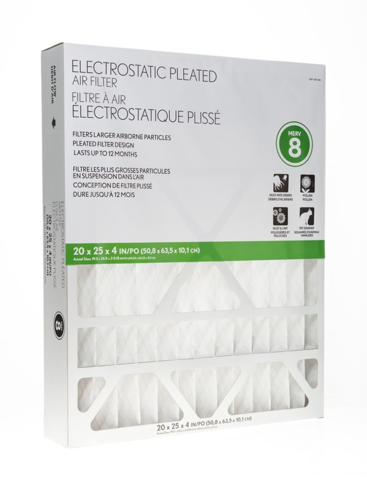 20x25x4 air filter home depot