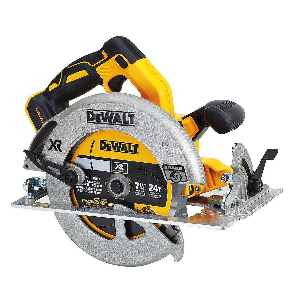 Dewalt 20v Max Xr Scie Circulaire Sans Fil Sans Fil Au Lithium Ion Sans Balai De 7 1 4 Po Home Depot Canada