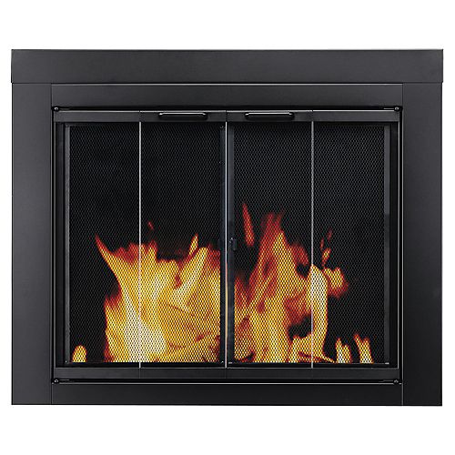 Ascot Small Glass Fireplace Doors