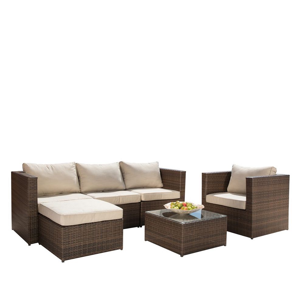 Sirio Milan 6-Piece Patio Seating Set | The Home Depot Canada