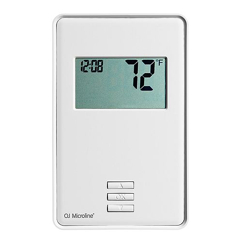 nTrust: Thermostat. Non Programmable, Class A GFCI, w/Floor Sensor