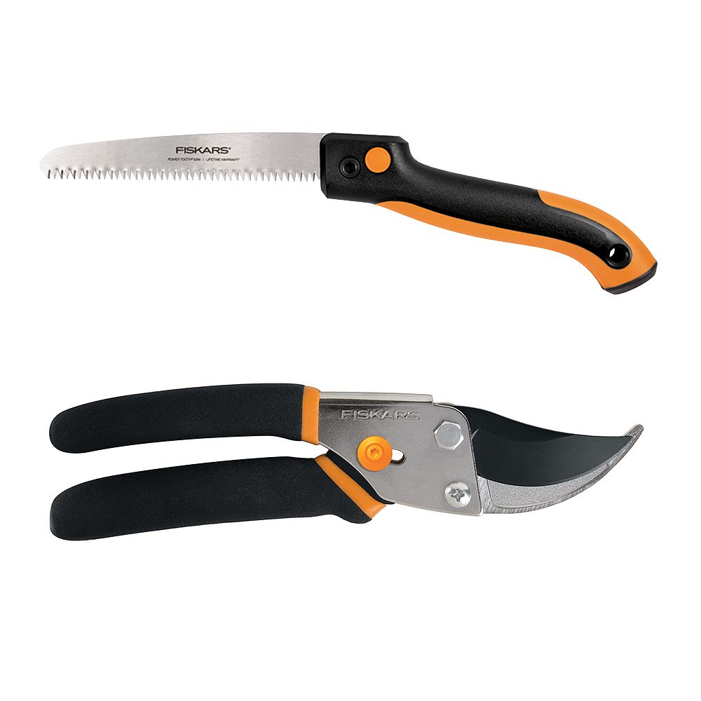 Fiskars 7inch Saw and Hand Pruner Set (2Piece) The Home Depot Canada