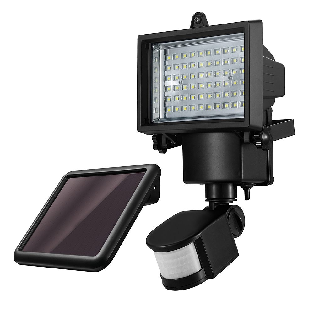 Globe Electric LED for Life 10W 180Degree Motion Activated Solar