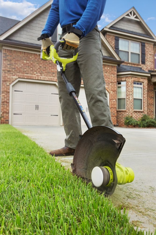 RYOBI CANADA 18V Cordless String Trimmer/Edger w/4.0Ah Battery
