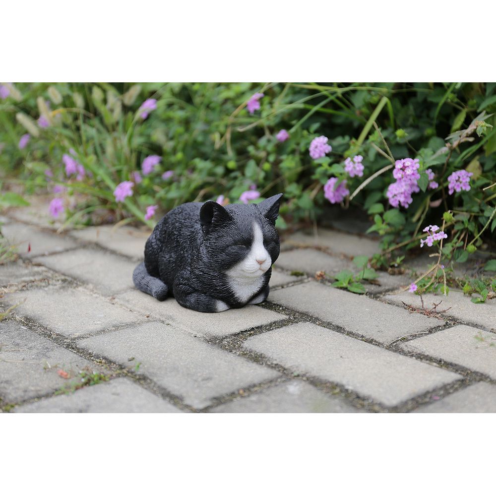 Hi Line Gift Statue Chat Noir Et Blanc Dormant En Position Couche Home Depot Canada Hi Line Gift Statue Chat Noir Et Blanc Dormant En Position Couche Home Depot Canada