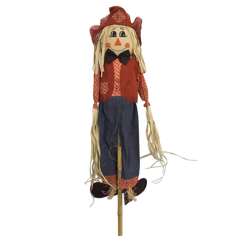 Home Accents 6 ft. Standing Scarecrow Halloween Decoration The Home